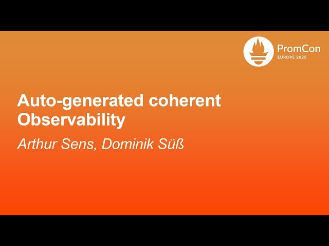 Auto-Generated Coherent Observability