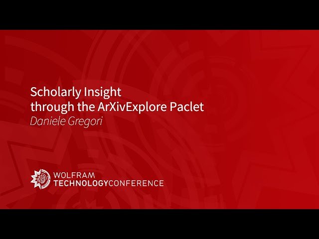 Scholarly Insights Through the ArXivExplore Paclet for Research Analysis