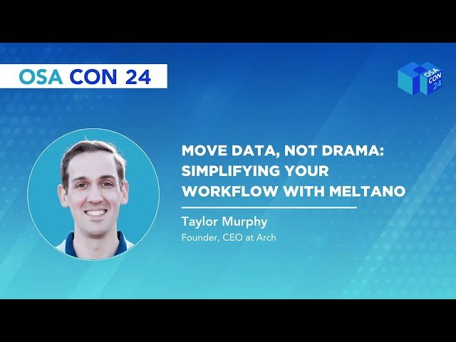 Simplifying Your Data Workflow with Meltano