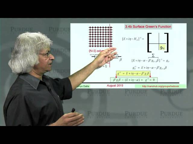 Fundamentals of Nanoelectronics Part B - Recursive Method - L3.4