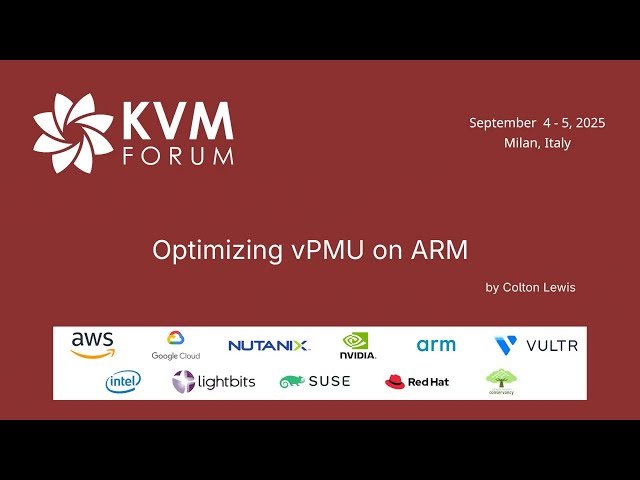 Optimizing vPMU on ARM