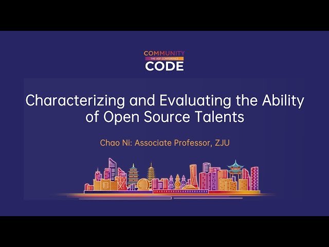 Characterizing and Evaluating the Ability of Open Source Talents