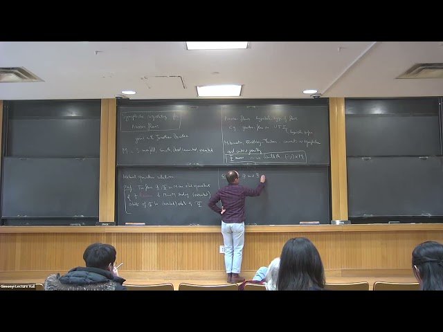 Symplectic Geometry Seminar