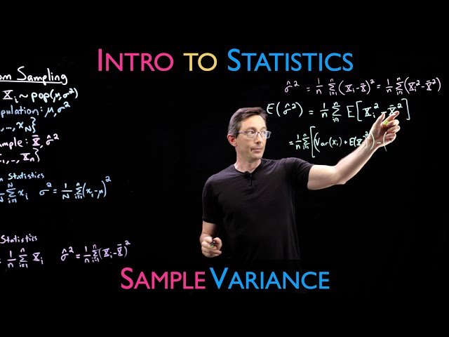 Sample Variance in Random Population Sampling