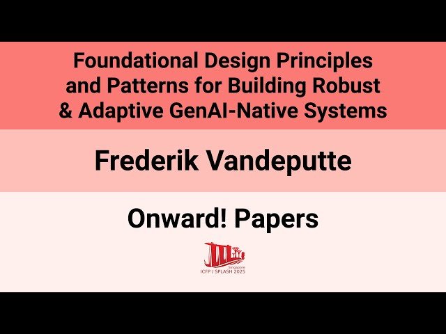 Foundational Design Principles and Patterns for Building Robust and Adaptive GenAI-Native Systems
