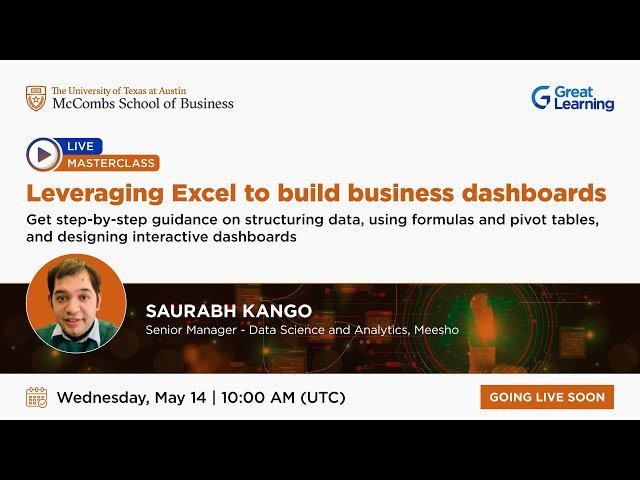 Business Dashboards with Excel