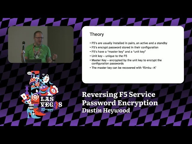 Reversing F5 Service Password Encryption