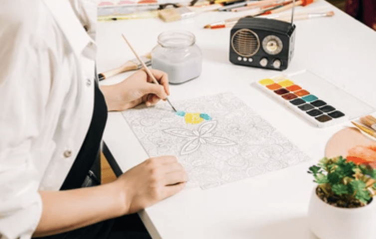 Virtual Art & Meditation (BYO Materials) (Team Building)