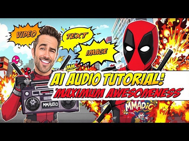 MMAudio from Sony AI Tutorial - Open Source AI Audio Generator for Videos, Images and Text