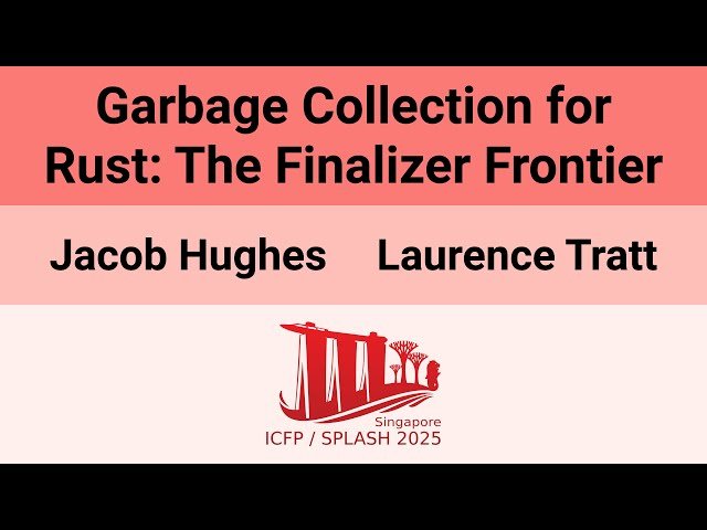 Garbage Collection for Rust - The Finalizer Frontier