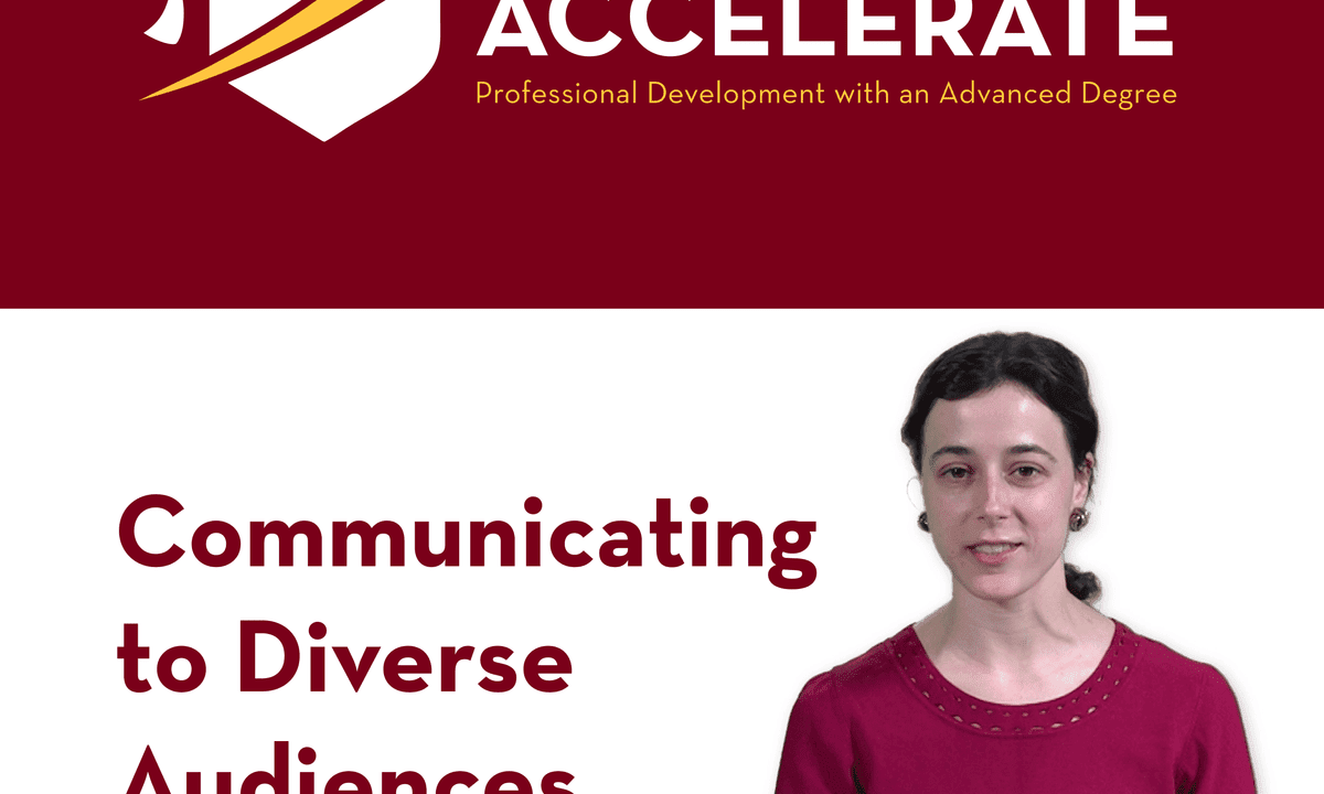 Communicating to Diverse Audiences
