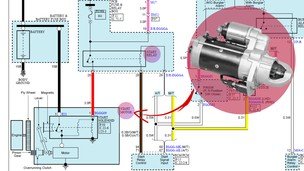 Automotive Starting System Diagnosis and Schematic Analysis