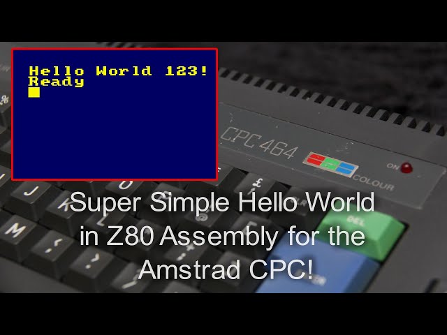 Amstrad CPC - Z80 Assembly Programming