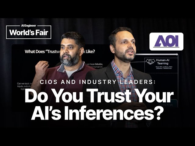 Do You Trust Your AI's Inferences? - Building Trust in Enterprise AI Decision-Making