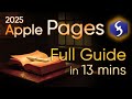 Apple Pages Tutorial for Beginners - Complete Guide in 13 Minutes
