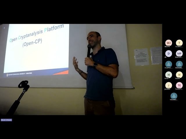 Symmetric-key Cryptanalysis Automation and Modelling Workshop - Session 4 Talk 4