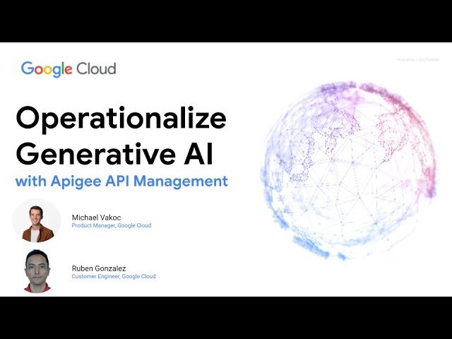 Building and Scaling Generative AI with Apigee API Management