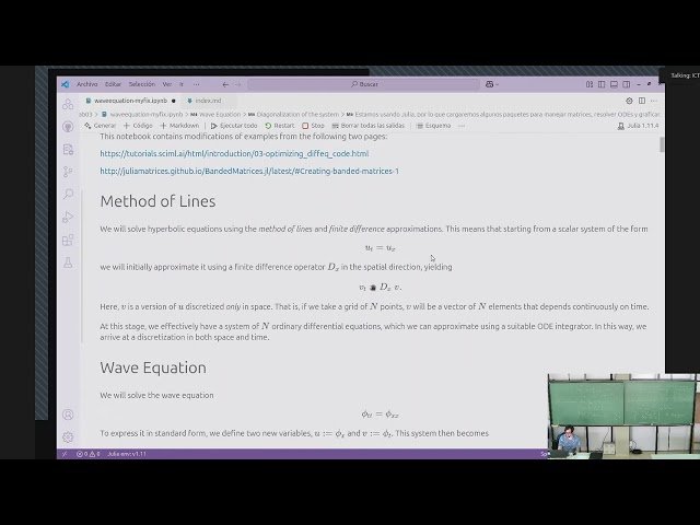 Solving the Wave Equation - Class 21