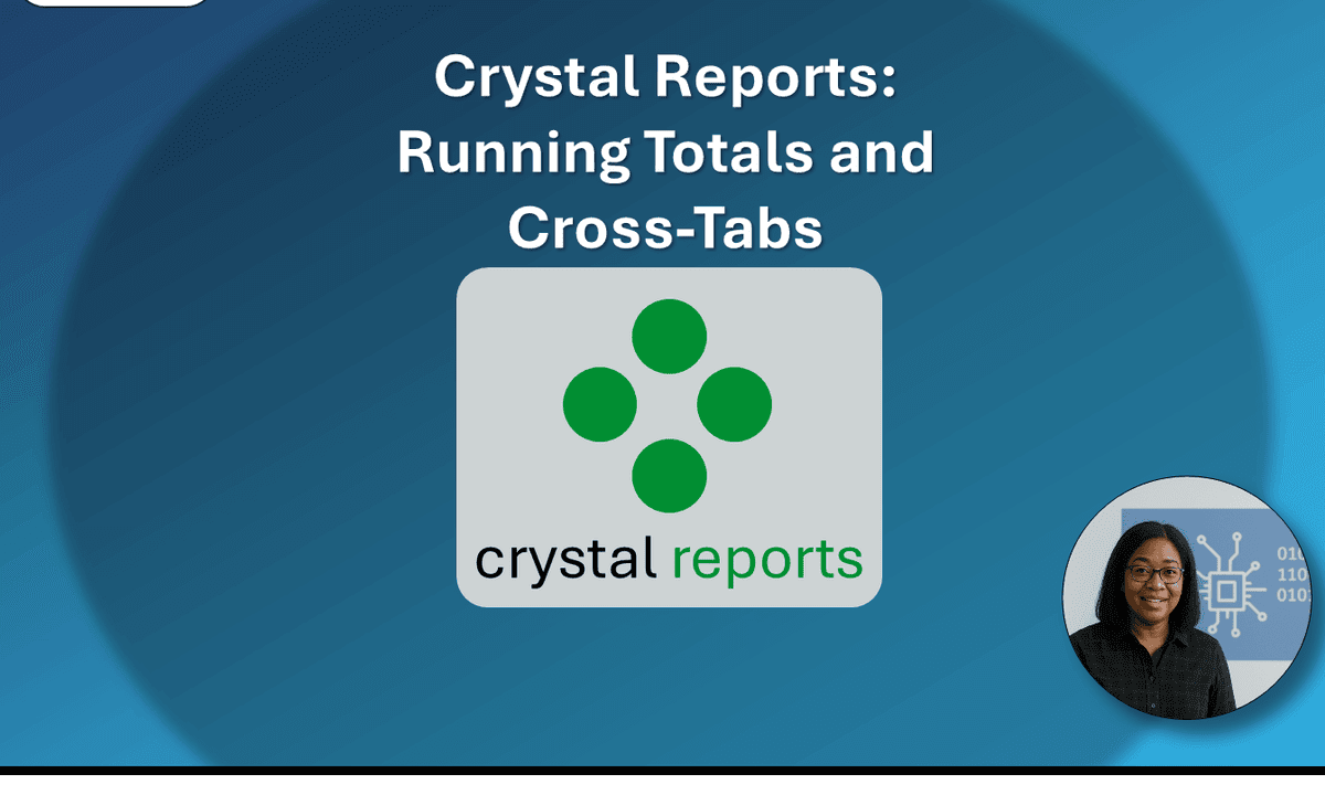Crystal Reports: Running Totals and Cross-Tabs
