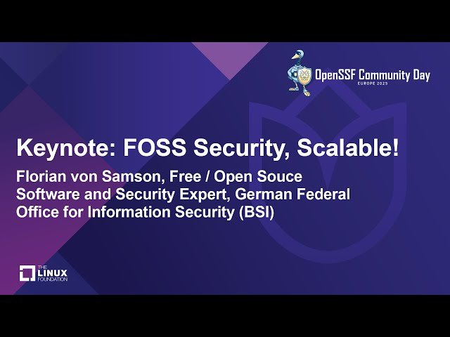 FOSS Security, Scalable!