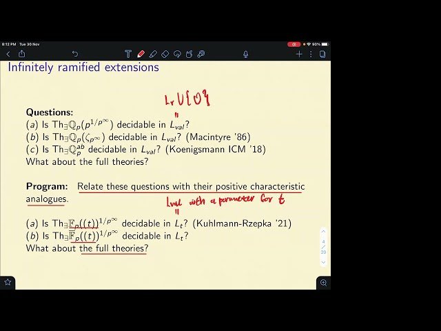 Decidability via the Tilting Correspondence