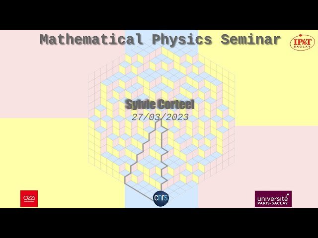 Pavage par Dominos et Suites de Partitions - Séminaire de Physique Mathématiques 2023