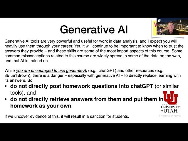 Foundations of Data Analytics - Welcome and Syllabus - L1