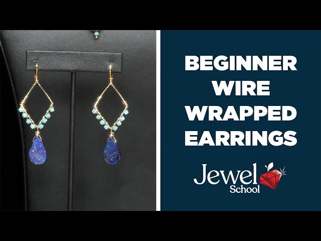 Beginner Wire Wrapped Earrings