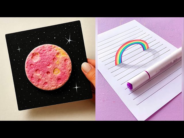 10 Cool Art Ideas - Easy Painting for Beginners