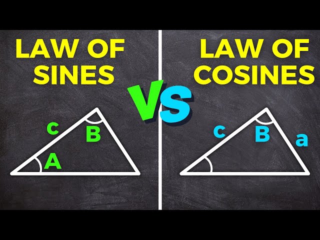 Law of Sines vs Law of Cosines - When to Use Each and Common Traps