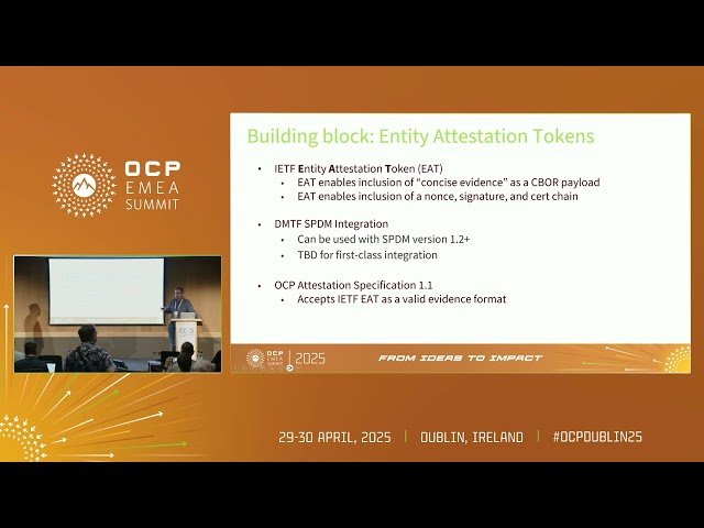 Update to OCP Attestation Specification to Improve Interoperability Through Convergence on Industry Standards