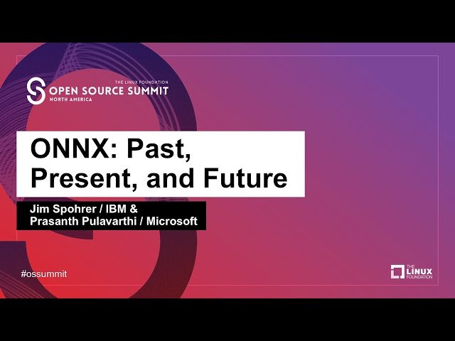 ONNX - Past, Present, and Future