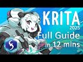 Krita Tutorial for Beginners in 12 Minutes - Full Guide 2025