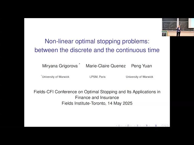 Non-linear Optimal Stopping Problems - Between the Discrete and the Continuous Time