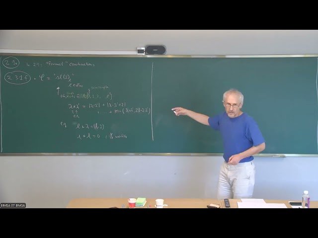 Categorical Tools in Low-Dimensional Quantum Field Theory - Lecture 7