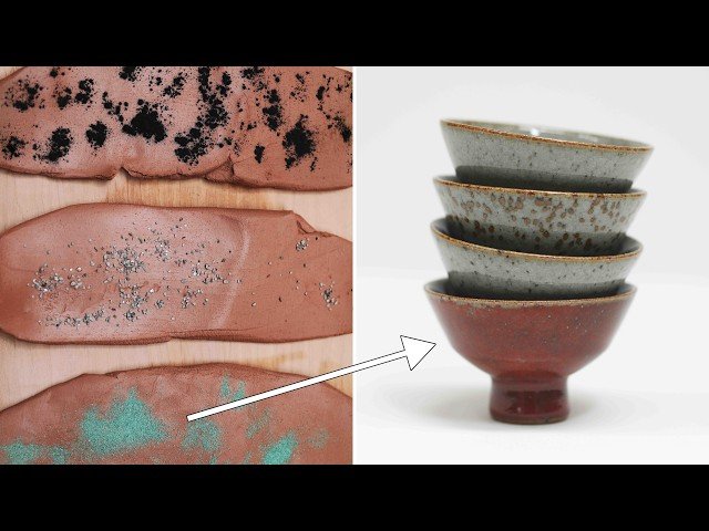 Mixing Malachite, Tungsten and Obsidian Shards into Clay - The Results