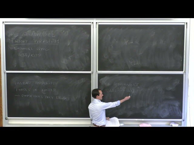 The Generalized 't Hooft Paradigm - Lecture I