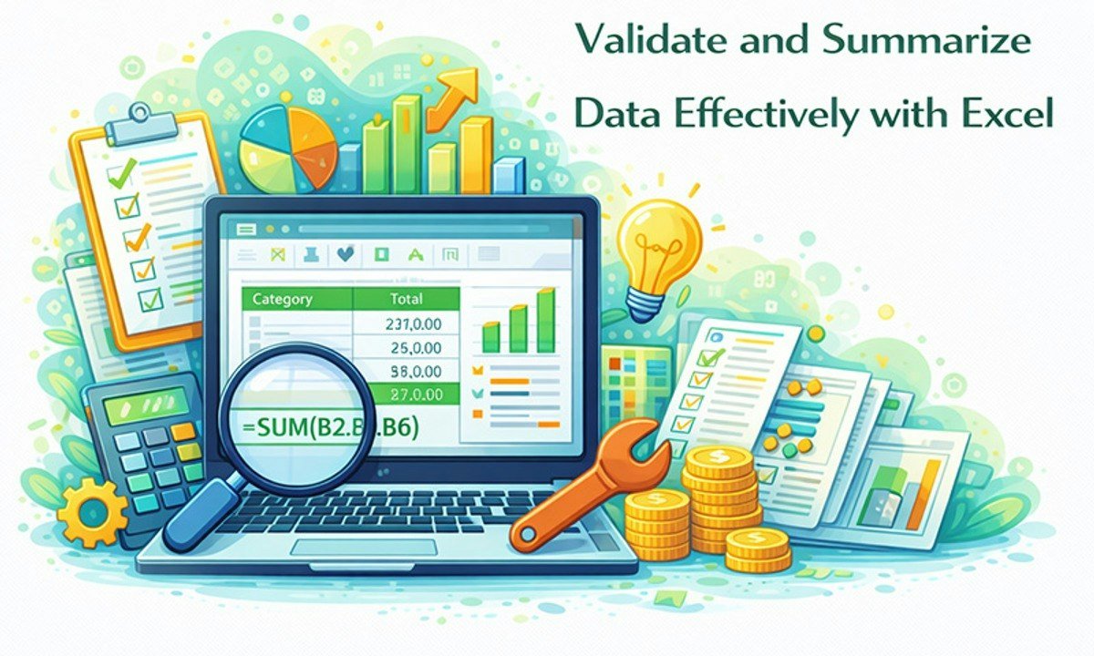 Validate and Summarize Data Effectively with Excel