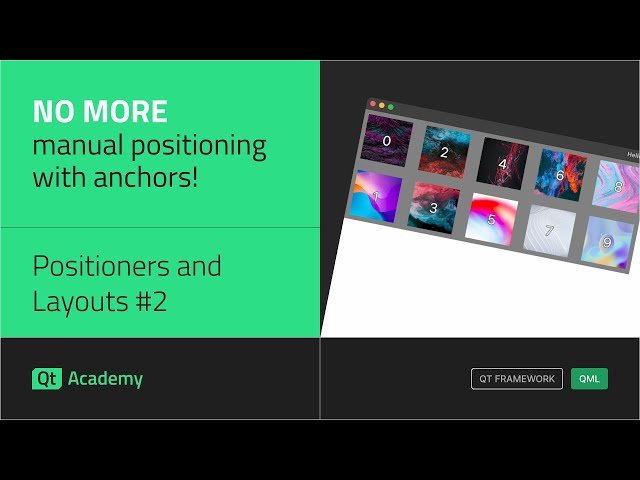 Master QML Positioners - Row, Column, Grid and Flow - Positioners and Layouts #2