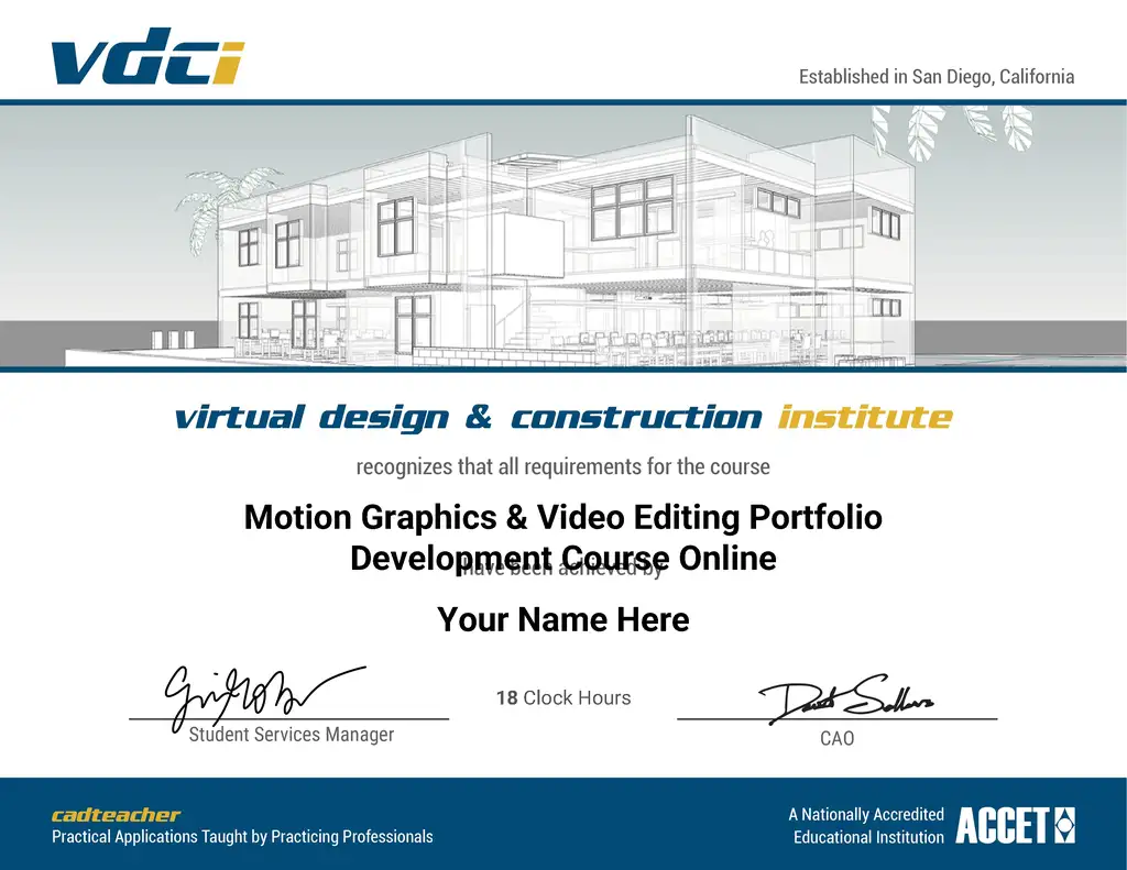 Motion Graphics & Video Editing Portfolio Development
