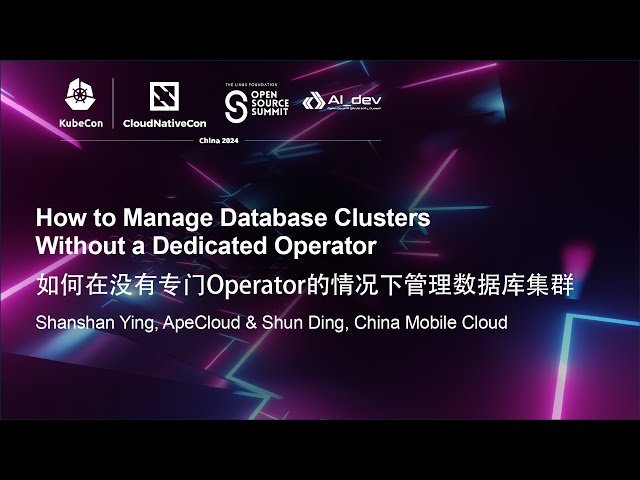 How to Manage Database Clusters Without a Dedicated Operator course thumbnail