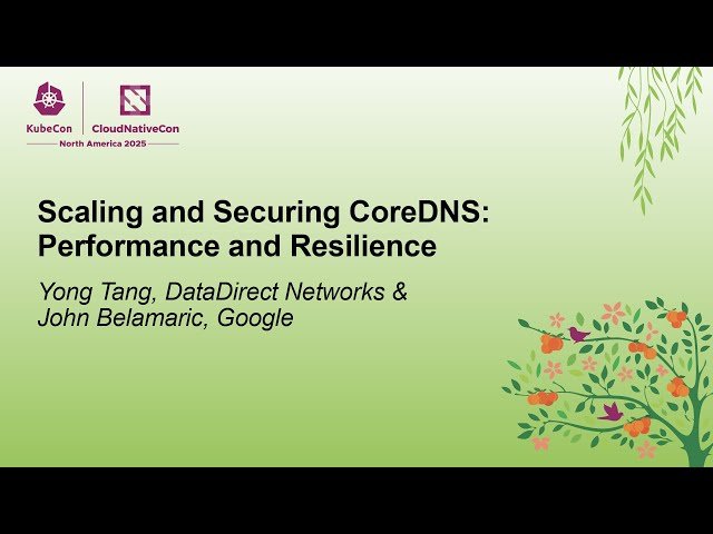 Scaling and Securing CoreDNS - Performance and Resilience