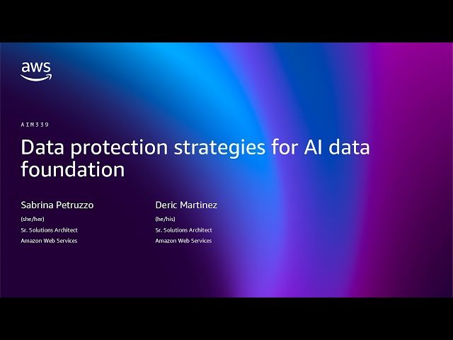 Data Protection Strategies for AI Data Foundation