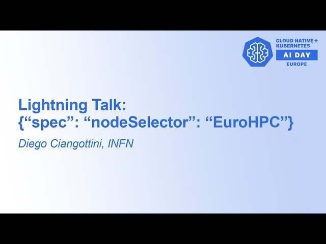 Running Applications on Supercomputers with Kubernetes - Lightning Talk