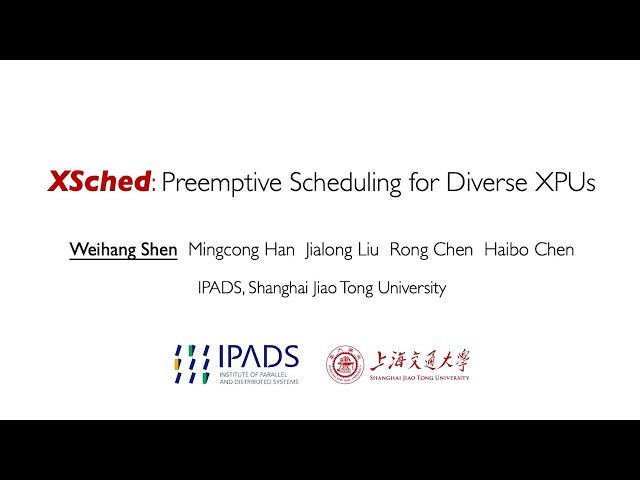 XSched - Preemptive Scheduling for Diverse XPUs