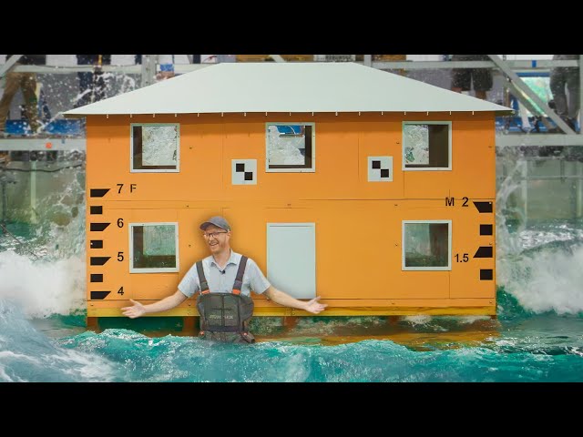 Hurricane vs. Tiny House - Testing Coastal Structures Against Storm Waves