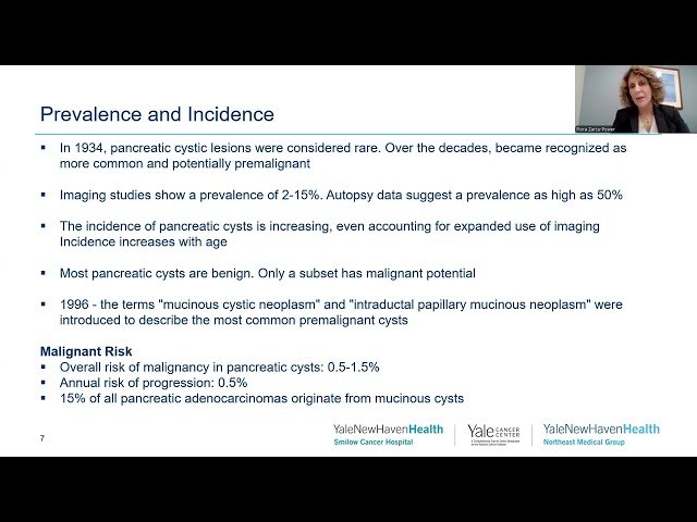 Pancreatic Cysts and Cancer - Smilow Shares with Primary Care