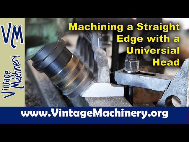 Machining a Cast Iron Straight Edge Using a Horizontal Milling Machine with Universal Head