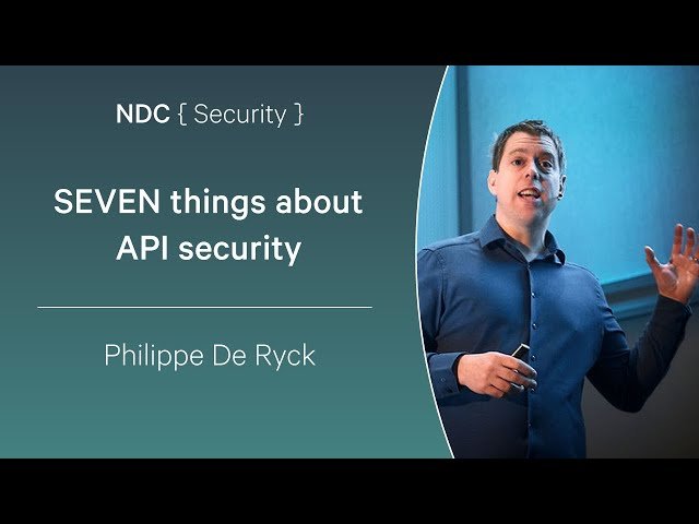 Seven Things About API Security
