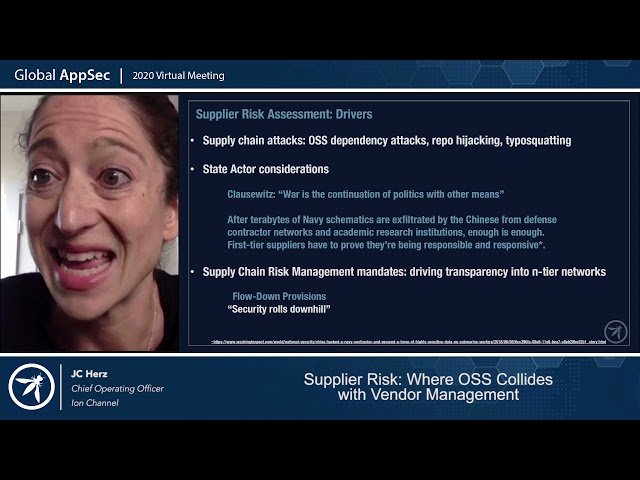 Supplier Risk - Where OSS Collides With Vendor Management